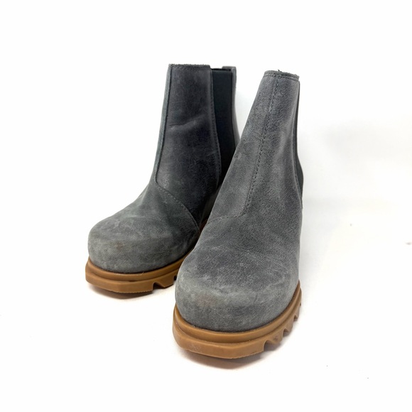 EUC Sorel Women's Joan of Arctic Wedge III Chelsea Boot Size 6.5 - Picture 3 of 9